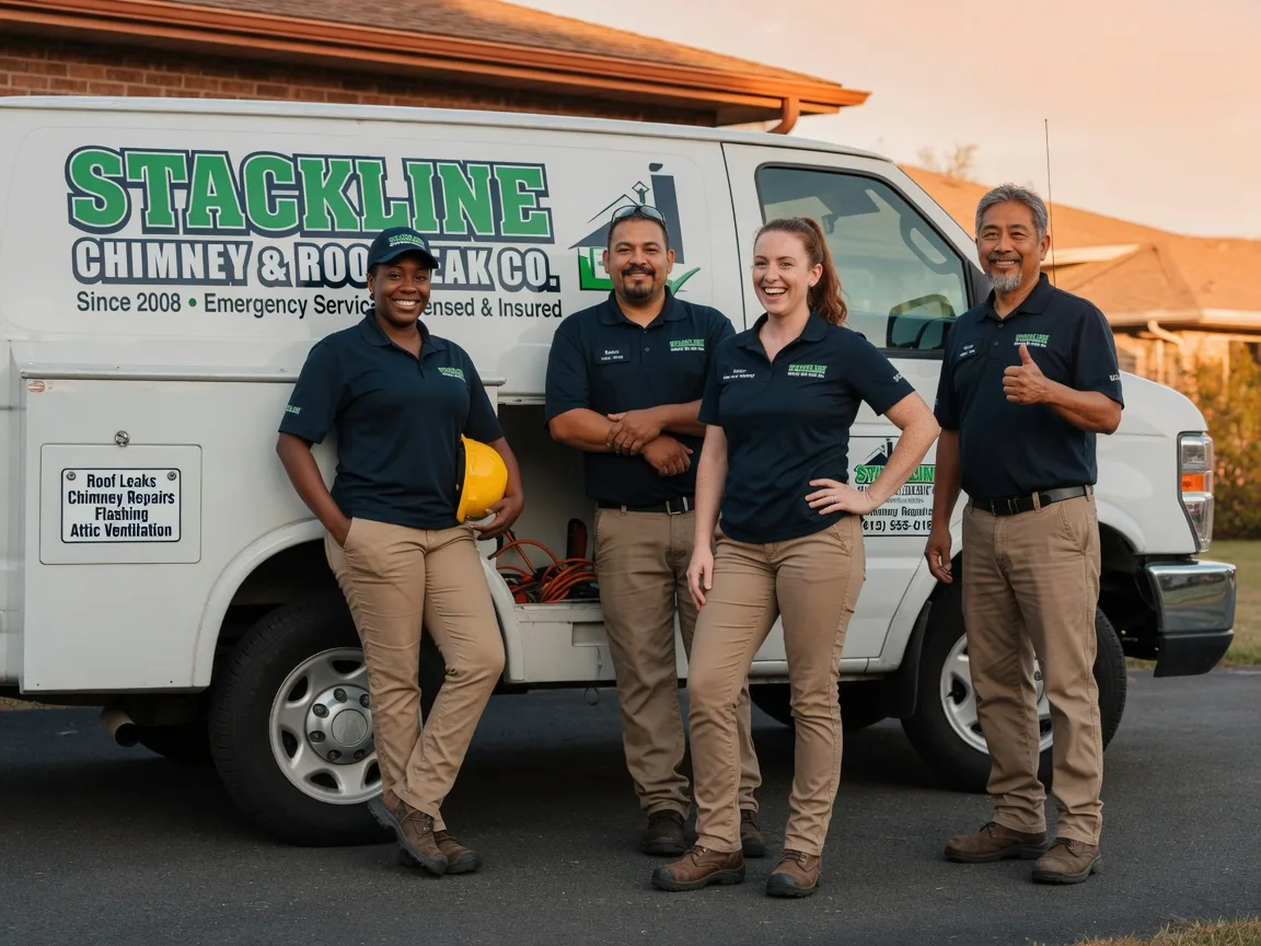 Chimney flashing repair company in Pineville, LA